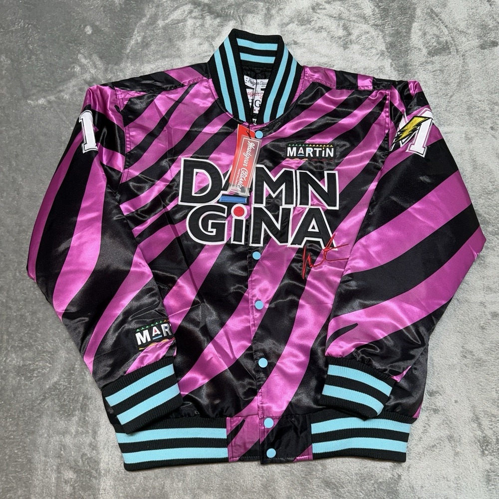 Headgear Classics Men's Martin Lawrence Damn Gina Satin Quilted Jacket NWT Sz L